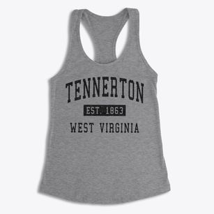 Tennerton West Virginia Classic Established Women's Racerback Tank