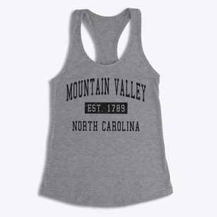 Mountain Valley North Carolina Classic Established Women's Racerback Tank