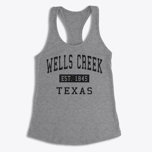 Wells Creek Texas Classic Established Women's Racerback Tank