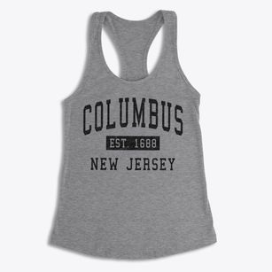 Columbus New Jersey Classic Established Women's Racerback Tank
