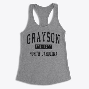 Grayson North Carolina Classic Established Women's Racerback Tank