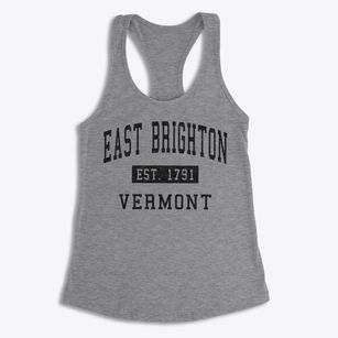 East Brighton Vermont Classic Established Women's Racerback Tank