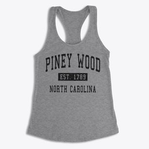 Piney Wood North Carolina Classic Established Women's Racerback Tank