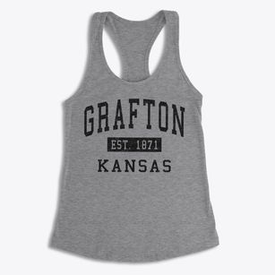 Grafton Kansas Classic Established Women's Racerback Tank