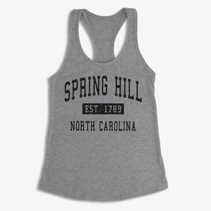 Spring Hill North Carolina Classic Established Women's Racerback Tank