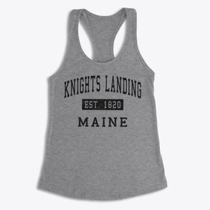 Knights Landing Maine Classic Established Women's Racerback Tank