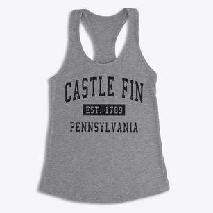 Castle Fin Pennsylvania Classic Established Women's Racerback Tank