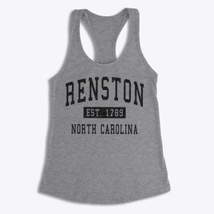 Renston North Carolina Classic Established Women's Racerback Tank