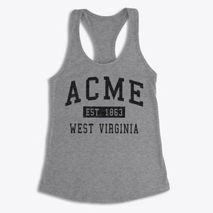 Acme West Virginia Classic Established Women's Racerback Tank