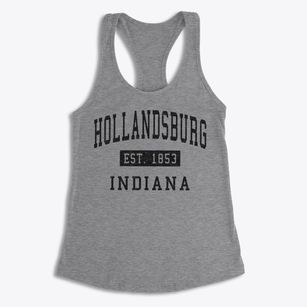 Hollandsburg Indiana Classic Established Women's Racerback Tank