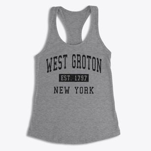West Groton New York Classic Established Women's Racerback Tank