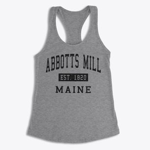 Abbotts Mill Maine Classic Established Women's Racerback Tank