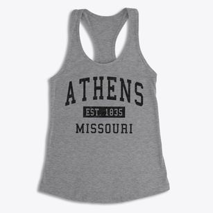 Athens Missouri Classic Established Women's Racerback Tank
