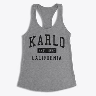 Karlo California Classic Established Women's Racerback Tank