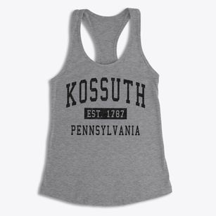 Kossuth Pennsylvania Classic Established Women's Racerback Tank