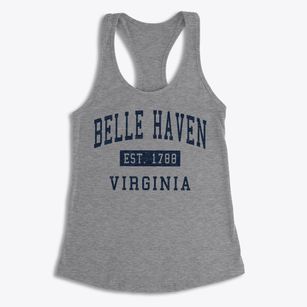 Belle Haven Virginia Classic Established Women's Racerback Tank