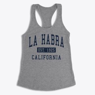 La Habra California Classic Established Women's Racerback Tank
