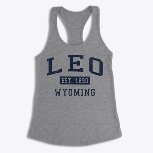 Leo Wyoming Classic Established Women's Racerback Tank