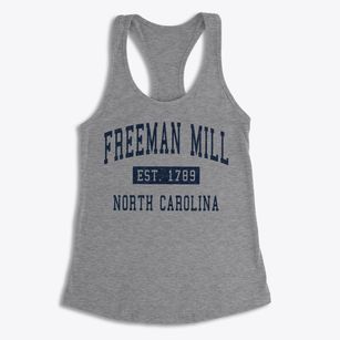 Freeman Mill North Carolina Classic Established Women's Racerback Tank