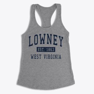 Lowney West Virginia Classic Established Women's Racerback Tank