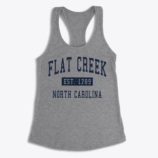 Flat Creek North Carolina Classic Established Women's Racerback Tank