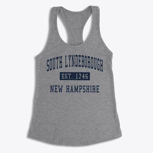 South Lyndeborough New Hampshire Classic Established Women's Racerback Tank