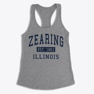 Zearing Illinois Classic Established Women's Racerback Tank