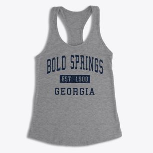 Bold Springs Georgia Classic Established Women's Racerback Tank