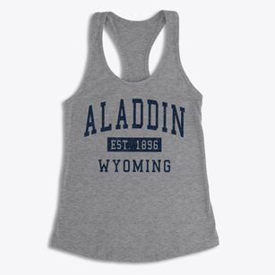 Aladdin Wyoming Classic Established Women's Racerback Tank