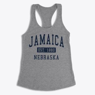Jamaica Nebraska Classic Established Women's Racerback Tank