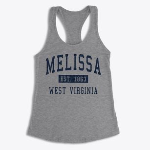 Melissa West Virginia Classic Established Women's Racerback Tank