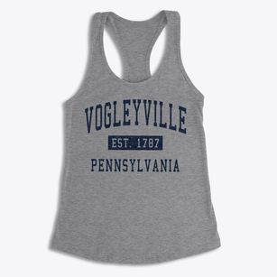 Vogleyville Pennsylvania Classic Established Women's Racerback Tank