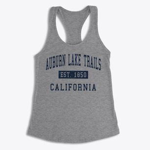 Auburn Lake Trails California Classic Established Women's Racerback Tank