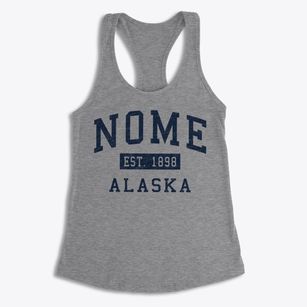 Nome Alaska Classic Established Women's Racerback Tank