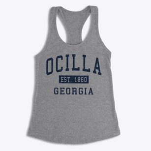 Ocilla Georgia Classic Established Women's Racerback Tank