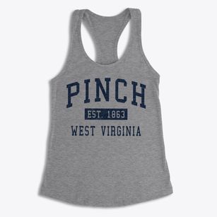 Pinch West Virginia Classic Established Women's Racerback Tank