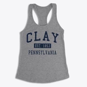 Clay Pennsylvania Classic Established Women's Racerback Tank