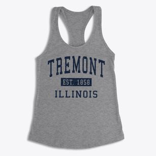 Tremont Illinois Classic Established Women's Racerback Tank