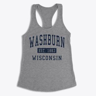 Washburn Wisconsin Classic Established Women's Racerback Tank
