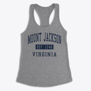 Mount Jackson Virginia Classic Established Women's Racerback Tank