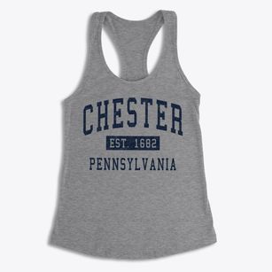Chester Pennsylvania Classic Established Women's Racerback Tank