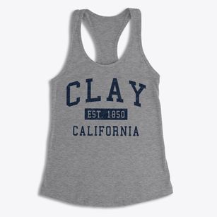 Clay California Classic Established Women's Racerback Tank