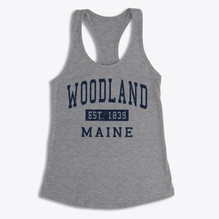 Woodland Maine Classic Established Women's Racerback Tank