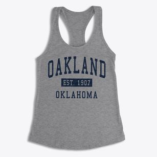 Oakland Oklahoma Classic Established Women's Racerback Tank