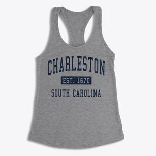 Charleston South Carolina Classic Established Women's Racerback Tank