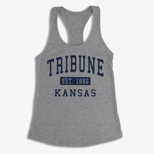 Tribune Kansas Classic Established Women's Racerback Tank