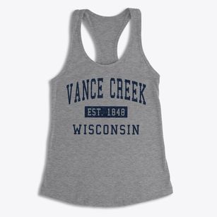 Vance Creek Wisconsin Classic Established Women's Racerback Tank