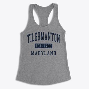 Tilghmanton Maryland Classic Established Women's Racerback Tank