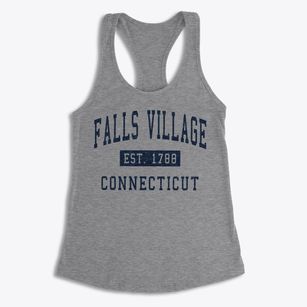 Falls Village Connecticut Classic Established Women's Racerback Tank