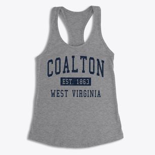 Coalton West Virginia Classic Established Women's Racerback Tank